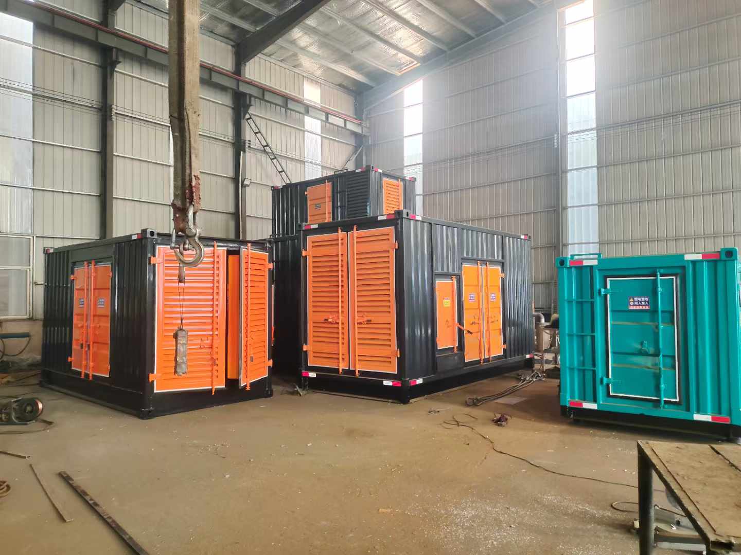 龙沙500kw柴油发电机组可以带动多少功率设备？